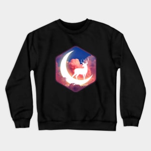 Deer in the Moonlight Crewneck Sweatshirt